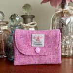 Harris Tweed Pink Purse 1