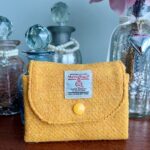 Harris Tweed Yellow Purse 1